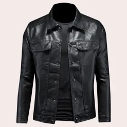Jassen Heren*Moderne bikerjack voor heren - Perfect voor de zomer