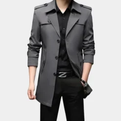 Jassen Heren*Moderne zomer trenchcoat voor heren