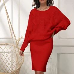 Jurken & Jumpsuits Dames*Modieuze dames trui-jurk voor de zomer