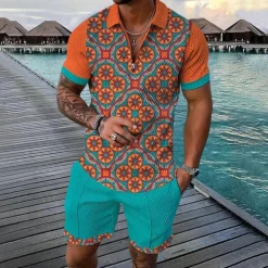 Sets Heren*Modieuze en kleurrijke herenset voor de zomer
