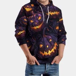 Jassen Heren*Mojzesz - Stijlvolle Zomer Hoodie voor Mannen Paars