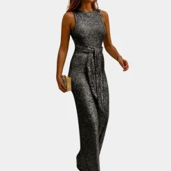 Jurken & Jumpsuits Dames*Monica - Glitter jumpsuit voor dames - Zomerse editie