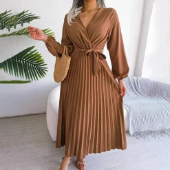 Jurken & Jumpsuits Dames*MONIQUE - Elegante geplooide zomerjurk