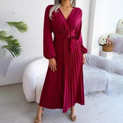 Jurken & Jumpsuits Dames*MONIQUE - Elegante geplooide zomerjurk
