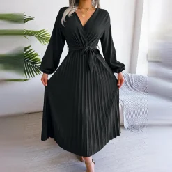 Jurken & Jumpsuits Dames*MONIQUE - Elegante geplooide zomerjurk