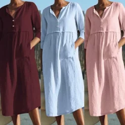 Jurken & Jumpsuits Dames*MORINA - Comfortabel en luchtig zomerjurkje
