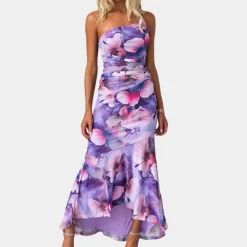 Jurken & Jumpsuits Dames*Nadija - Stijlvolle Lange Zomerjurk voor Dames