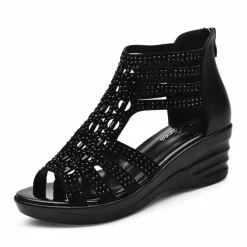 Damesschoenen*NADINE - Leren zomerslippers