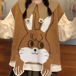 Truien & Vesten Dames*NAHARA - Elegante Zomerse Trui voor Dames Bruin