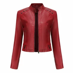 Leren Jassen Dames|Jassen Dames*NAJLA - Stijlvolle leren zomerjas