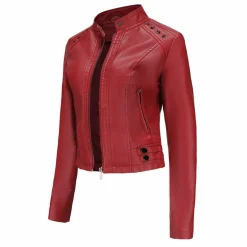 Leren Jassen Dames|Jassen Dames*NAJLA - Stijlvolle leren zomerjas