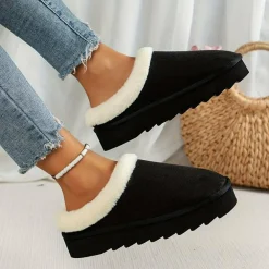 Damesschoenen*NANCY - Luchtige wollen sloffen voor dames - Perfect voor de lente en zomer