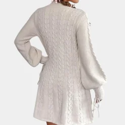 Jurken & Jumpsuits Dames*NATALIE - Elegante Vhals Zomerjurk voor Dames Wit