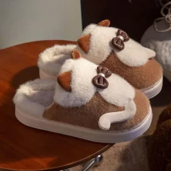 Damesschoenen*NATALY - Klassieke Pluizige Zomerslippers voor Dames