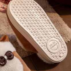 Damesschoenen*NATALY - Klassieke Pluizige Zomerslippers voor Dames