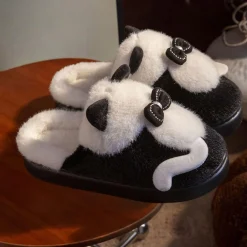 Damesschoenen*NATALY - Klassieke Pluizige Zomerslippers voor Dames