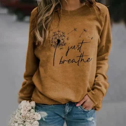 Topjes & Shirts Dames*NATHALIE - Elegante zomerse sweatshirt