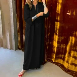 Jurken & Jumpsuits Dames*NAYA - Comfortabele casual maxi zomerjurk
