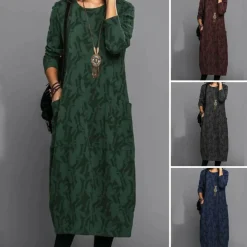 Jurken & Jumpsuits Dames*NEDA - Zomerse lange jurk voor dames