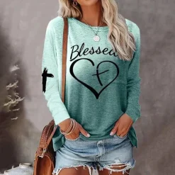 Topjes & Shirts Dames*NEDILJKA - Luchtige zomertops met lange mouwen