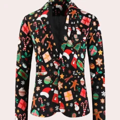 Jassen Heren*NELIO - Comfortabele Zomerblazer voor Heren Zwart