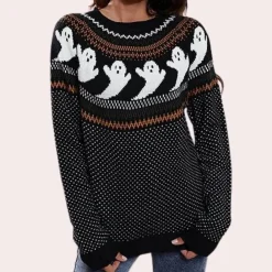 Truien & Vesten Dames*Neven - Moderne Zomerse Halloween Trui voor Vrouwen