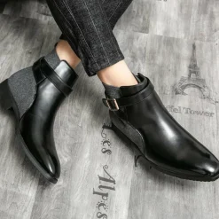 Schoenen Heren*NICO - Leren enkellaarsjes voor heren - Zomerse Stijl