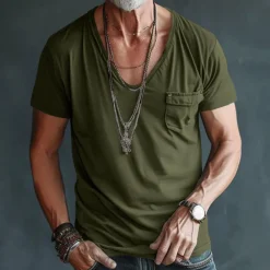 Shirts Heren*Nicolae - Comfortabel Vrijetijdskleding Heren T-Shirt voor Zomeravonturen