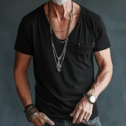 Shirts Heren*Nicolae - Comfortabel Vrijetijdskleding Heren T-Shirt voor Zomeravonturen