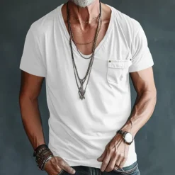 Shirts Heren*Nicolae - Comfortabel Vrijetijdskleding Heren T-Shirt voor Zomeravonturen