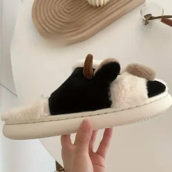 Damesschoenen*NICOLE - Zomerse koeien pantoffels