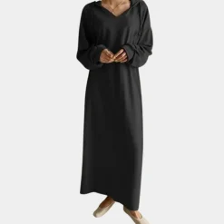 Jurken & Jumpsuits Dames*Nienke - Comfortabele zomerse damesjurk met capuchon