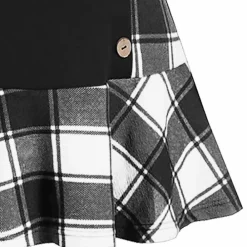 Jurken & Jumpsuits Dames*Niki - Tijdloze Midi-jurk met ruitmotief voor dames - Zomerse Stijl