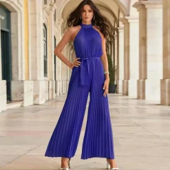 Jurken & Jumpsuits Dames*NIKOL - Geplooide zomer jumpsuit