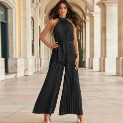 Jurken & Jumpsuits Dames*NIKOL - Geplooide zomer jumpsuit