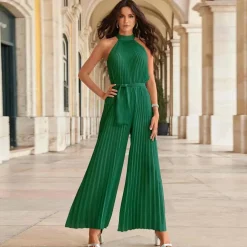 Jurken & Jumpsuits Dames*NIKOL - Geplooide zomer jumpsuit