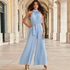 Jurken & Jumpsuits Dames*NIKOL - Geplooide zomer jumpsuit