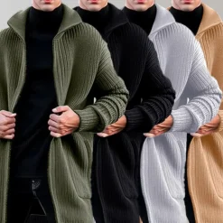 Truien & Vesten Heren*Nilo - Lang herenvest voor de zomer