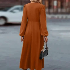 Jurken & Jumpsuits Dames*NOA - Lange zomerjurk met lange mouwen voor dames