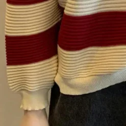 Truien & Vesten Dames*NOELY - Modieuze Lente/Zomer Trui voor Dames Rood