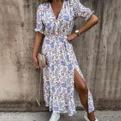 Jurken & Jumpsuits Dames*NOOR - Modieuze casual zomerjurk