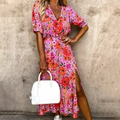 Jurken & Jumpsuits Dames*NOOR - Modieuze casual zomerjurk