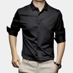 Shirts Heren*Norbert - Klassiek kreukvrij herenoverhemd voor de zomer