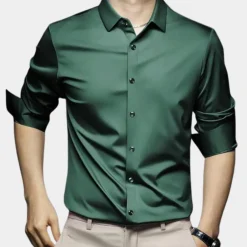 Shirts Heren*Norbert - Klassiek kreukvrij herenoverhemd voor de zomer