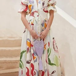 Jurken & Jumpsuits Dames*NYOMI - Modieuze zomerjurk voor zonnige dagen