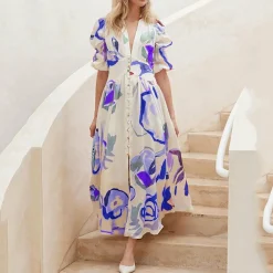 Jurken & Jumpsuits Dames*NYOMI - Modieuze zomerjurk voor zonnige dagen