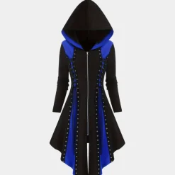 Jurken & Jumpsuits Dames*Nyssa - Luchtige Zomer Hoodie Jurk met Stijlvolle Rits