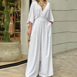 Jurken & Jumpsuits Dames*OCEANA - Stijlvolle casual zomer jumpsuit