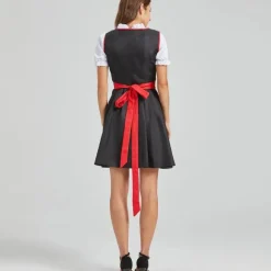 Jurken & Jumpsuits Dames*Octavia - Elegante Zomerse Oktoberfest Dirndl voor dames Rood