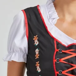 Jurken & Jumpsuits Dames*Octavia - Elegante Zomerse Oktoberfest Dirndl voor dames Rood